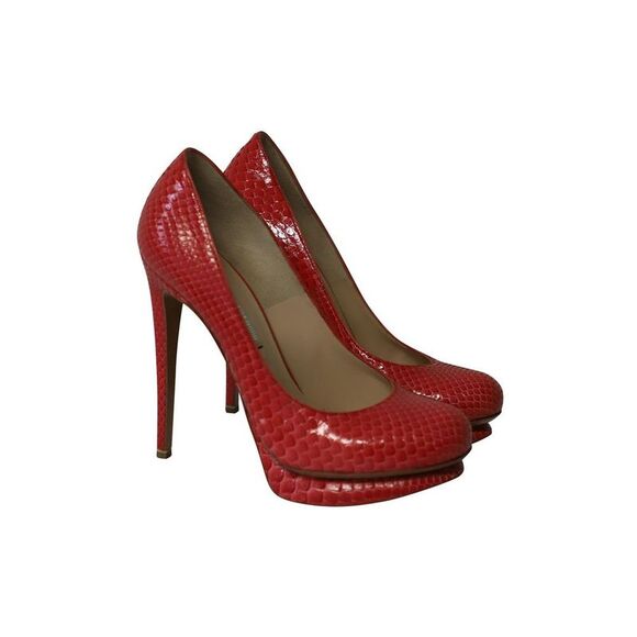 Pre Loved Nicholas Kirkwood Women snakeskin Heels - Picture 3 of 8